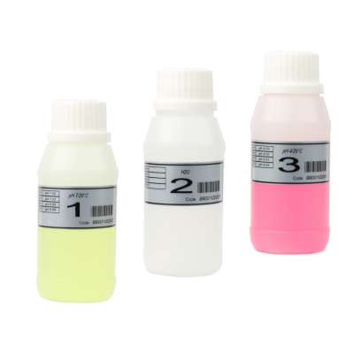 Elektroden-Aufbewahrungsset Mit KCL-Lösung 250 Ml – Glasflasche 100 Ml, 12 Mm Deckel, Für PH/REDOX-Elektroden
