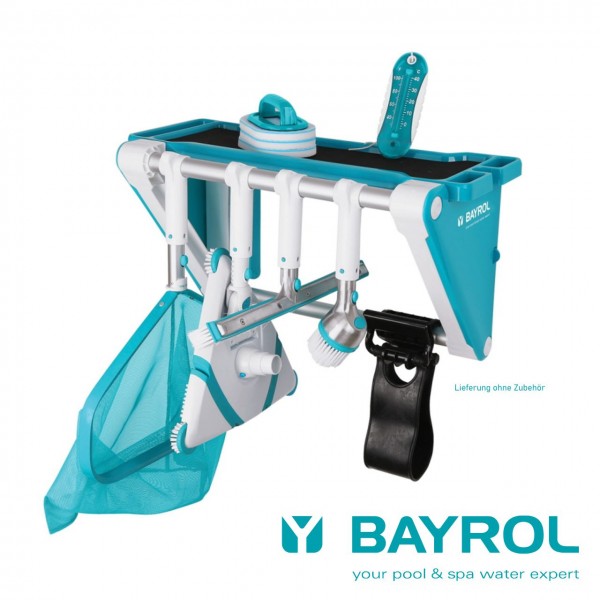 Zubehörregal zur Wandmontage mit Zubehör