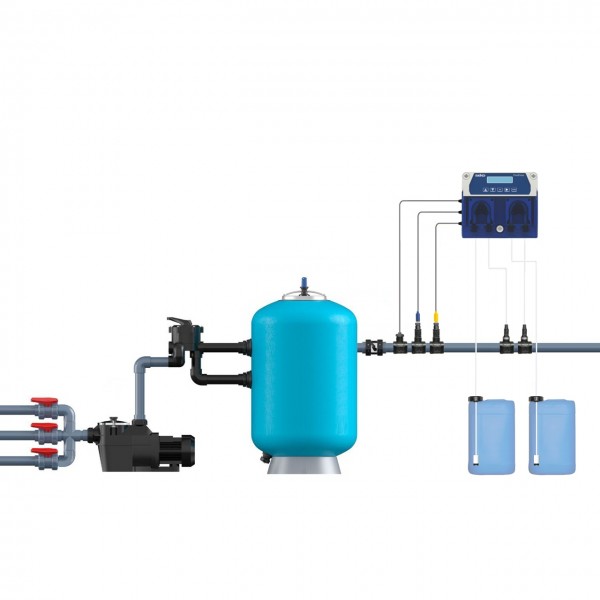 SEKO PoolDose - Installationsbeispiel