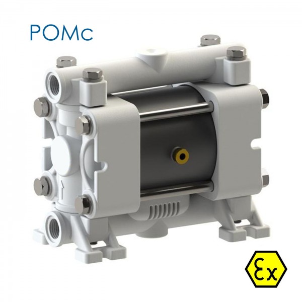 DUOTEK AF7 Druckluftmembranpumpe PVDFc