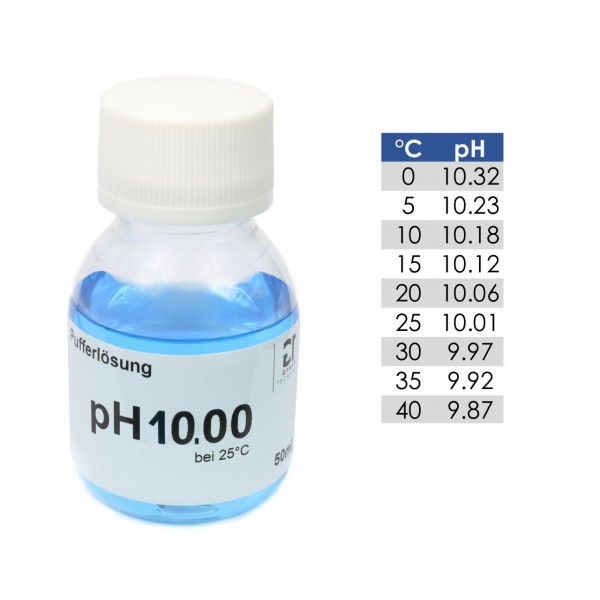 PH10 Temperatur-Tabelle