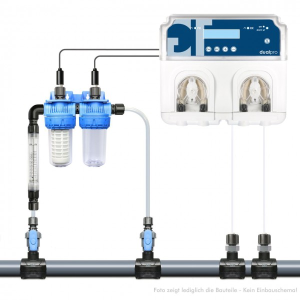 GT Dual Pro - Dosieranlage mit Messzelle und Durchflussmesser