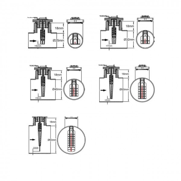 GTFS 1D Montage Flow Switch