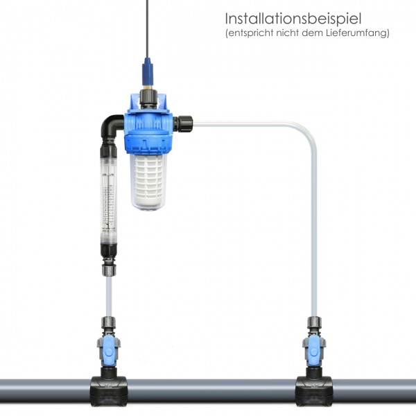 Installation Bypass Messzelle mit PH Elektrode