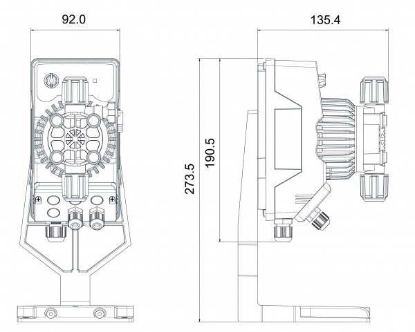 KOMPACT AML 200 Analoge Membrandosierpumpe